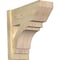 Ekena Millwork Merced Slat Rough Sawn Outlooker, Douglas Fir, 8"W x 18"D x 18"H OUT08X18X18MRC06RDF - alternate 1